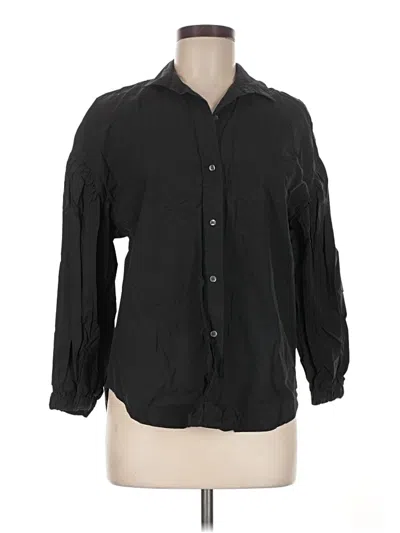 Pre-owned Rails Long Sleeve Button Down Shirt In Black