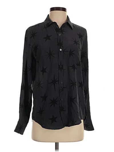 Pre-owned Rails Long Sleeve Button Down Shirt In Black