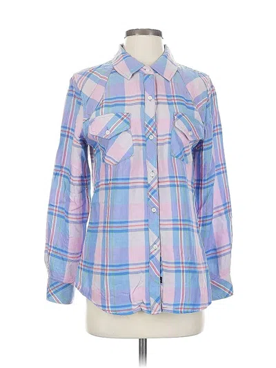 Pre-owned Rails Long Sleeve Button Down Shirt In Blue