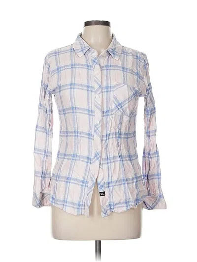 Pre-owned Rails Long Sleeve Button Down Shirt In Blue