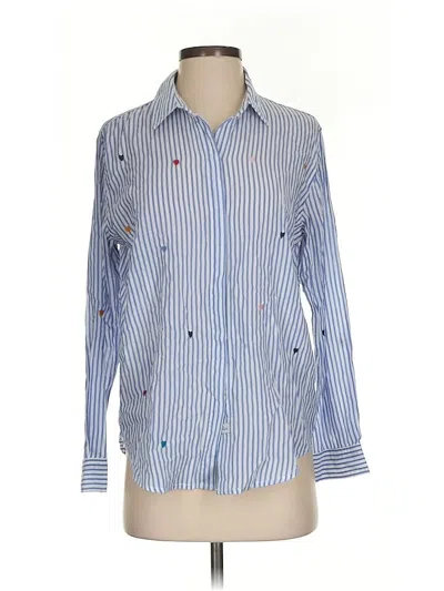 Pre-owned Rails Long Sleeve Button Down Shirt In Blue