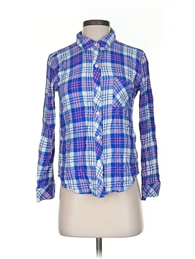 Pre-owned Rails Long Sleeve Button Down Shirt In Blue