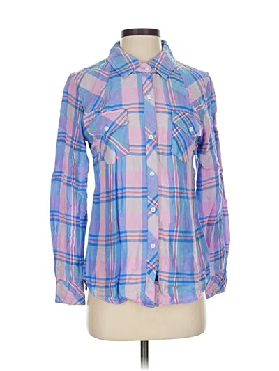 Pre-owned Rails Long Sleeve Button Down Shirt In Blue