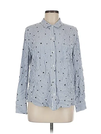 Pre-owned Rails Long Sleeve Button Down Shirt In Blue