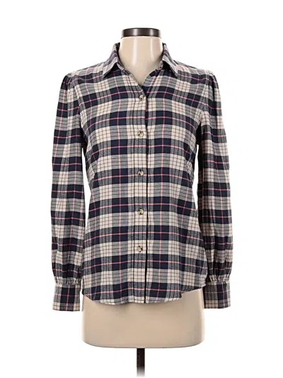 Pre-owned Rails Long Sleeve Button Down Shirt In Blue