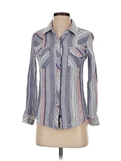 Pre-owned Rails Long Sleeve Button Down Shirt In Blue