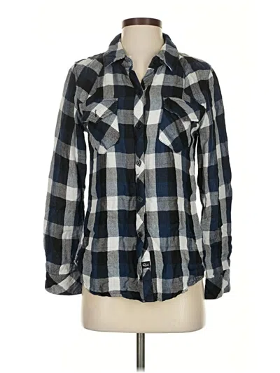 Pre-owned Rails Long Sleeve Button Down Shirt In Blue