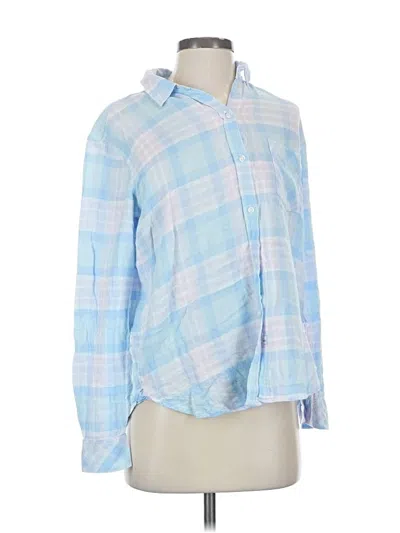 Pre-owned Rails Long Sleeve Button Down Shirt In Blue