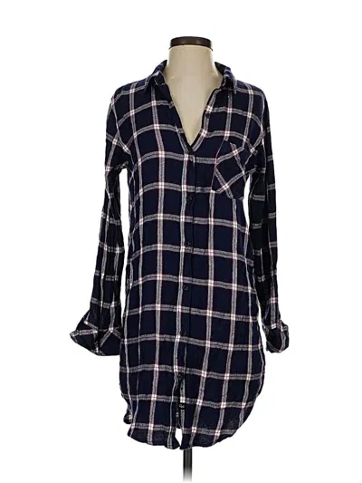 Pre-owned Rails Long Sleeve Button Down Shirt In Blue