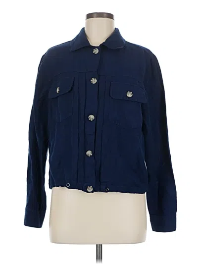 Pre-owned Rails Long Sleeve Button Down Shirt In Blue