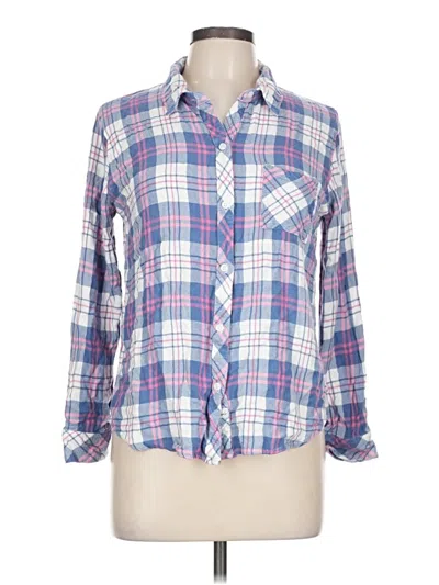 Pre-owned Rails Long Sleeve Button Down Shirt In Blue