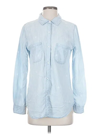 Pre-owned Rails Long Sleeve Button Down Shirt In Blue