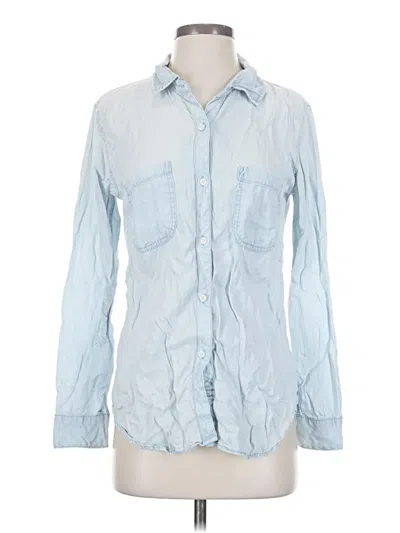 Pre-owned Rails Long Sleeve Button Down Shirt In Blue