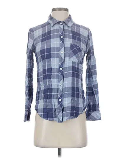 Pre-owned Rails Long Sleeve Button Down Shirt In Blue