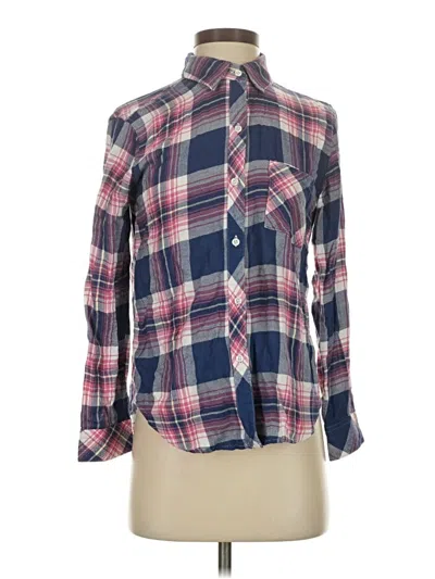 Pre-owned Rails Long Sleeve Button Down Shirt In Blue