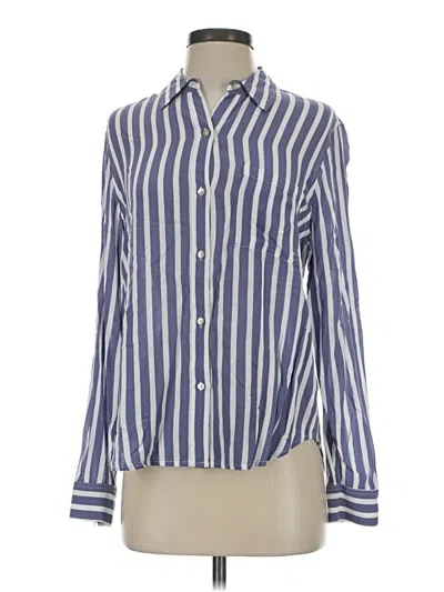 Pre-owned Rails Long Sleeve Button Down Shirt In Blue