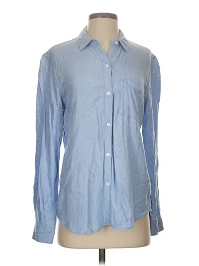 Pre-owned Rails Long Sleeve Button Down Shirt In Blue