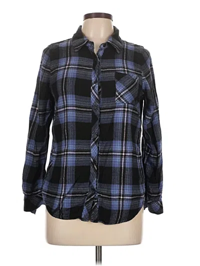 Pre-owned Rails Long Sleeve Button Down Shirt In Blue