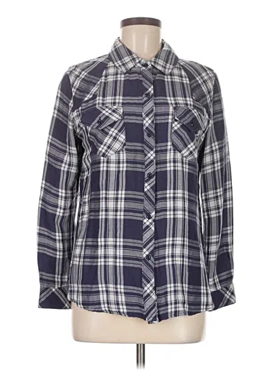 Pre-owned Rails Long Sleeve Button Down Shirt In Blue