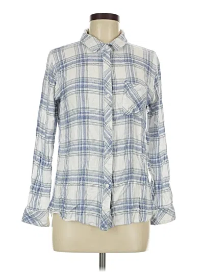Pre-owned Rails Long Sleeve Button Down Shirt In Blue