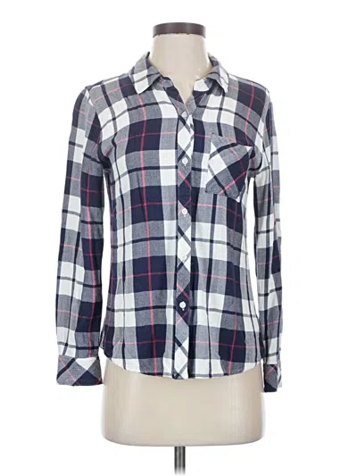 Pre-owned Rails Long Sleeve Button Down Shirt In Blue