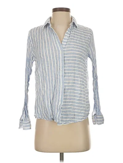 Pre-owned Rails Long Sleeve Button Down Shirt In Blue