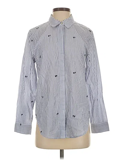 Pre-owned Rails Long Sleeve Button Down Shirt In Blue