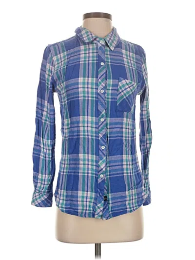 Pre-owned Rails Long Sleeve Button Down Shirt In Blue