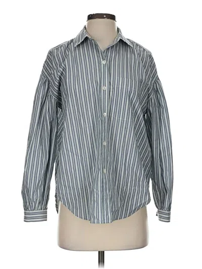 Pre-owned Rails Long Sleeve Button Down Shirt In Blue