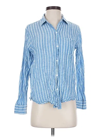 Pre-owned Rails Long Sleeve Button Down Shirt In Blue