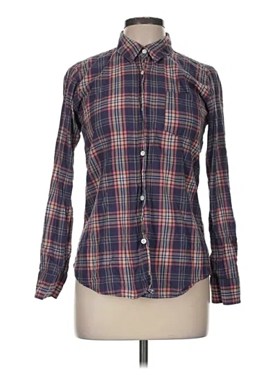 Pre-owned Rails Long Sleeve Button Down Shirt In Blue