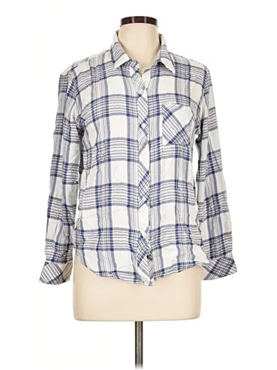 Pre-owned Rails Long Sleeve Button Down Shirt In Blue