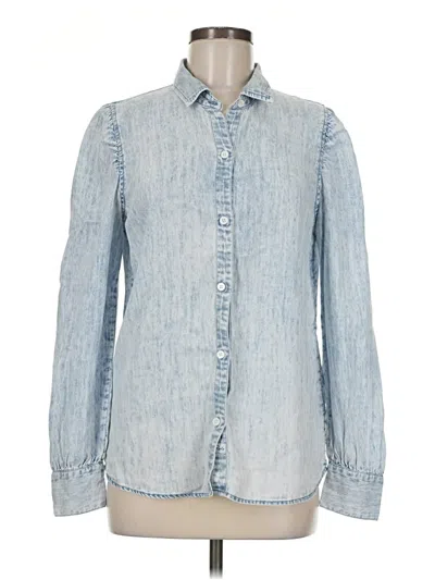 Pre-owned Rails Long Sleeve Button Down Shirt In Blue