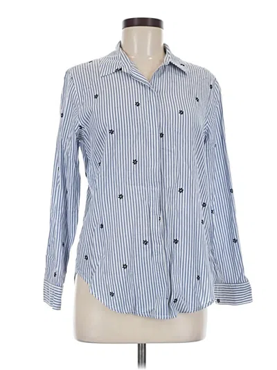 Pre-owned Rails Long Sleeve Button Down Shirt In Blue