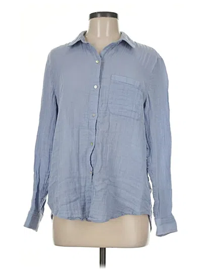 Pre-owned Rails Long Sleeve Button Down Shirt In Blue
