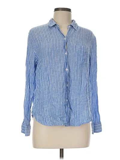 Pre-owned Rails Long Sleeve Button Down Shirt In Blue