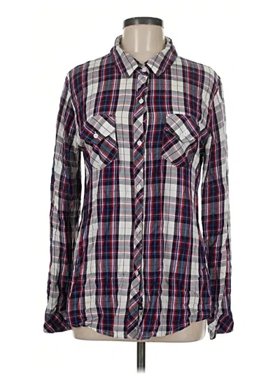 Pre-owned Rails Long Sleeve Button Down Shirt In Blue
