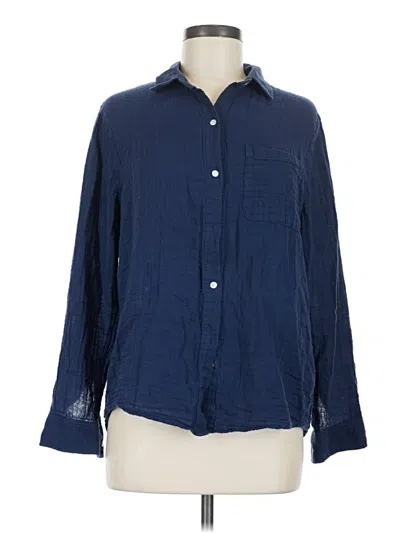 Pre-owned Rails Long Sleeve Button Down Shirt In Blue