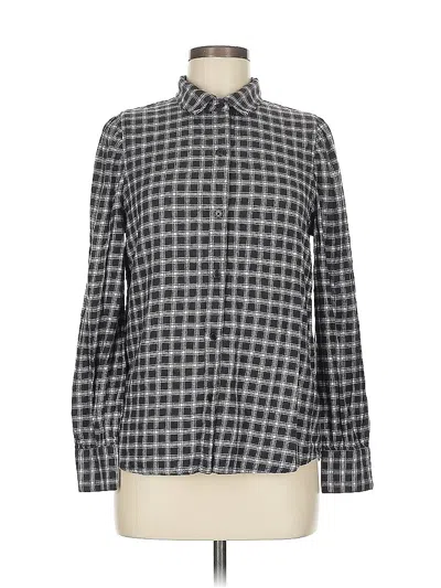 Pre-owned Rails Long Sleeve Button Down Shirt In Gray