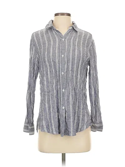 Pre-owned Rails Long Sleeve Button Down Shirt In Gray