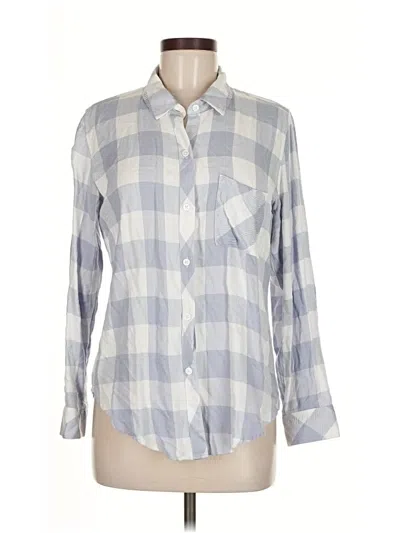 Pre-owned Rails Long Sleeve Button Down Shirt In Gray