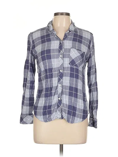 Pre-owned Rails Long Sleeve Button Down Shirt In Gray