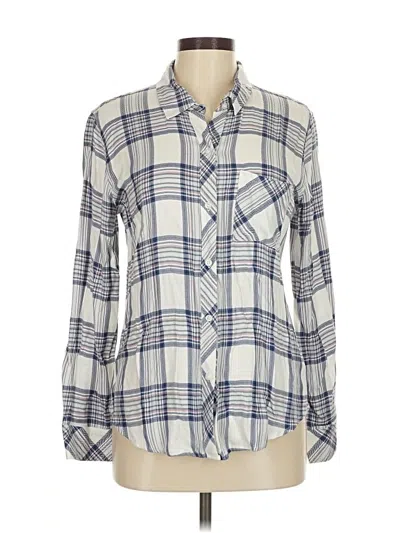 Pre-owned Rails Long Sleeve Button Down Shirt In Gray