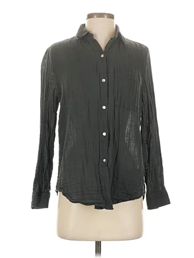 Pre-owned Rails Long Sleeve Button Down Shirt In Gray