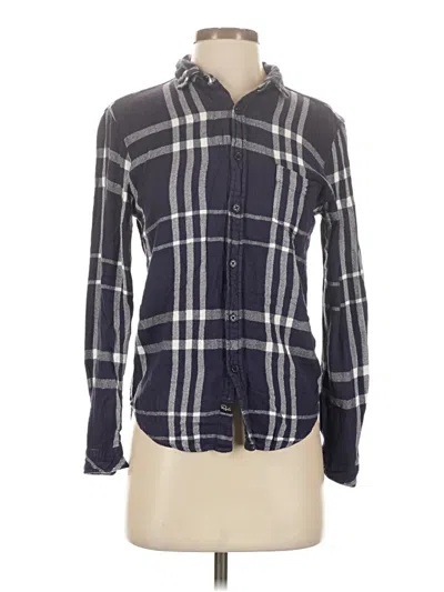 Pre-owned Rails Long Sleeve Button Down Shirt In Gray