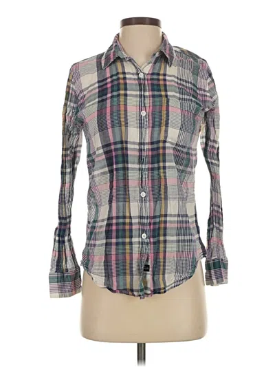 Pre-owned Rails Long Sleeve Button Down Shirt In Gray