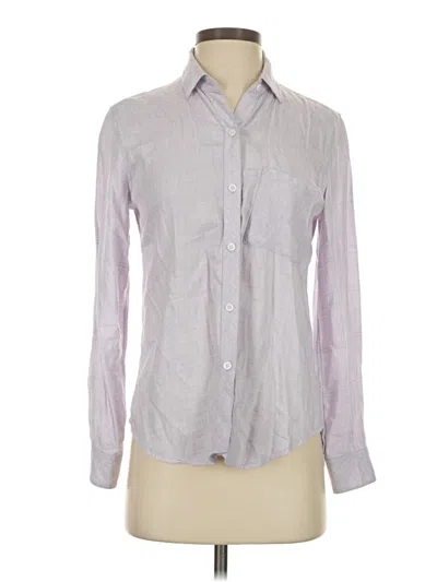 Pre-owned Rails Long Sleeve Button Down Shirt In Gray