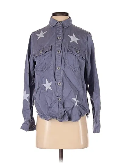 Pre-owned Rails Long Sleeve Button Down Shirt In Gray