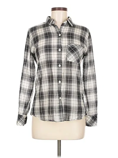Pre-owned Rails Long Sleeve Button Down Shirt In Gray