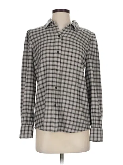 Pre-owned Rails Long Sleeve Button Down Shirt In Gray